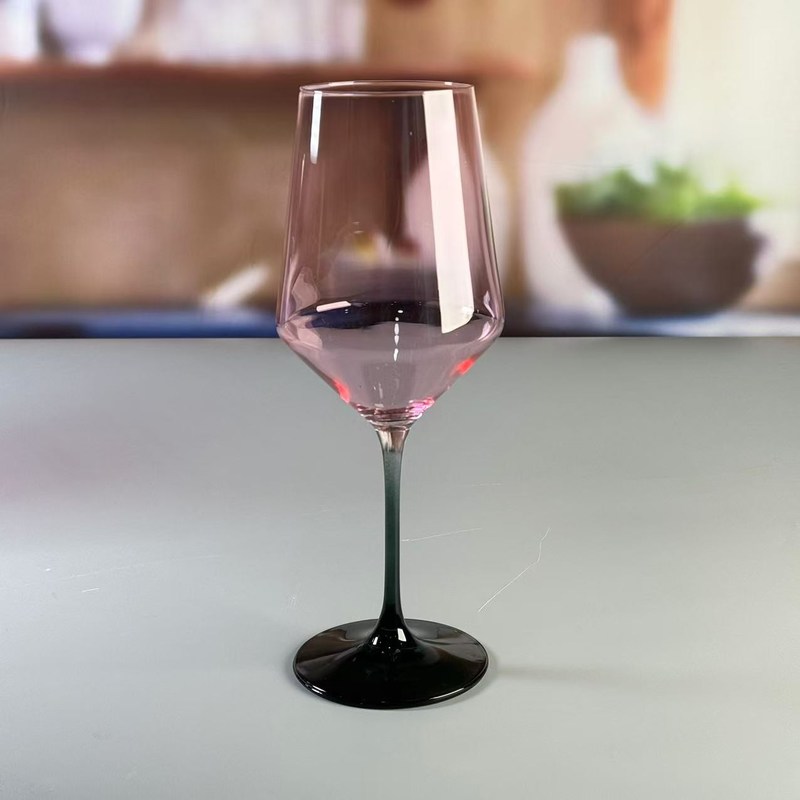 chất lượng Hand-blow Color Gradient Wine Glass Set High Quality Crystal Wine Glass For Gift For Weeding nhà máy sản xuất