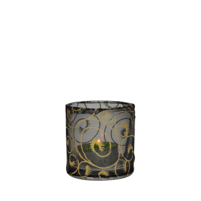 chất lượng Decorative Handmade Silk Sleeve Coat Cylinder Candle Holders nhà máy sản xuất