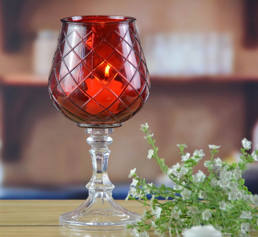 chất lượng Handmade Ancient Pillar Candle Holders With Silver Foot nhà máy sản xuất