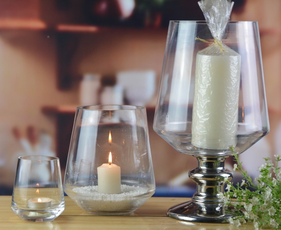 chất lượng Handmade Ancient Pillar Candle Holders With Silver Foot nhà máy sản xuất