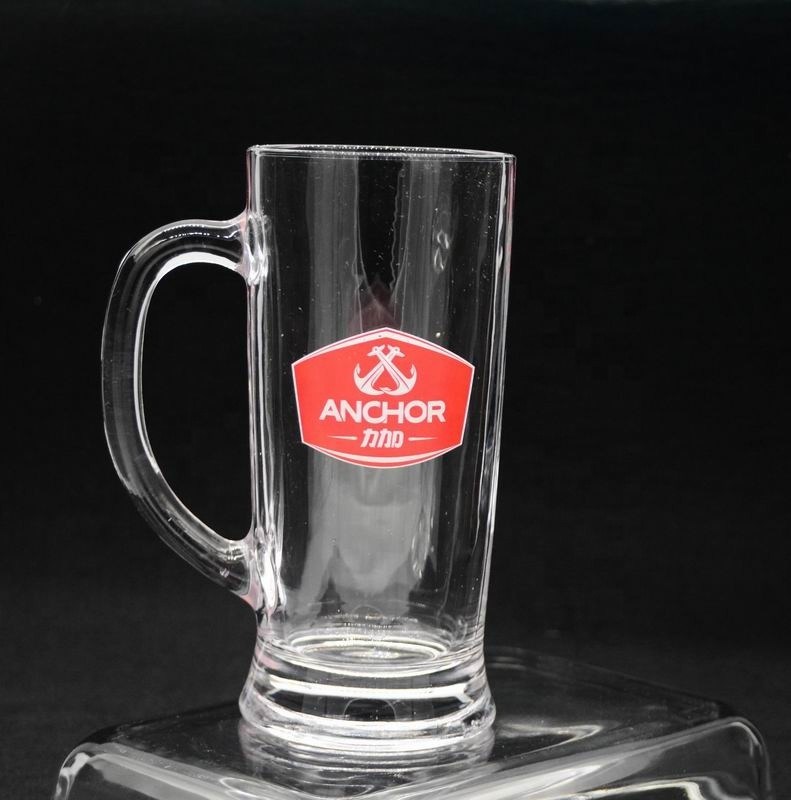 chất lượng Promotion Branded 21 Oz Beer Glass Stein With Color Decal nhà máy sản xuất