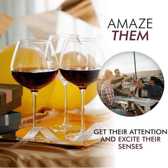 chất lượng Mouthblown Large Size 750ml Stemed Crystal Wine Glasses , Crystal Red Wine Glasses nhà máy sản xuất