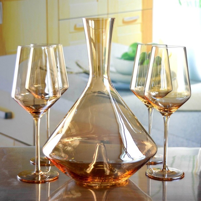 chất lượng Hand Blown Crystal Wine Glass Set nhà máy sản xuất