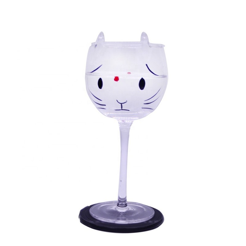 chất lượng Cat Shaped 400ml Crystal Balloon 14 Oz Wine Glasses nhà máy sản xuất