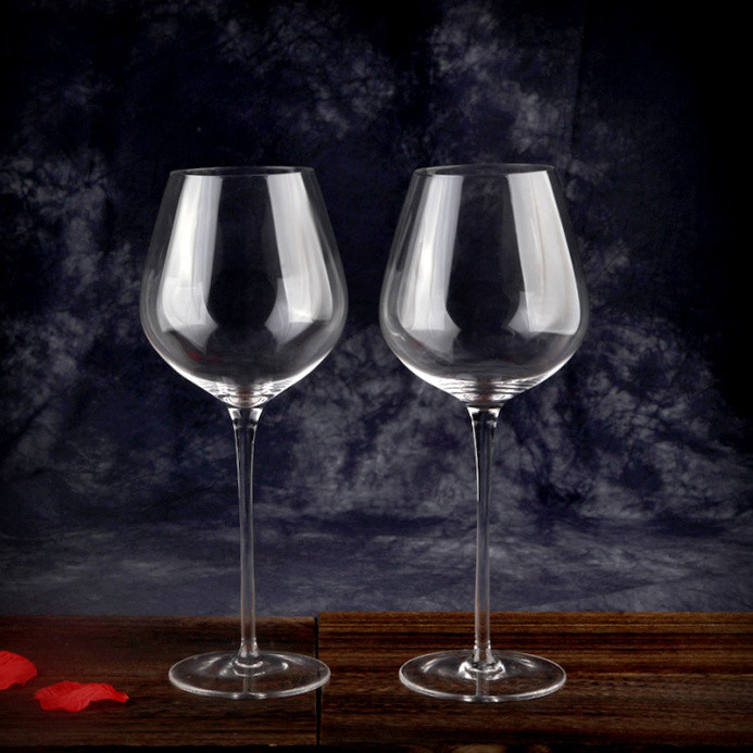 chất lượng Hand Blowned Thin Wall Lead Free Crystal Wine Glass nhà máy sản xuất