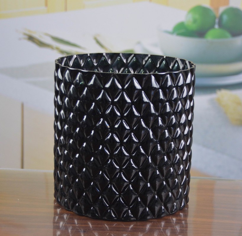 chất lượng Emobossed Decorative Glass Vase nhà máy sản xuất