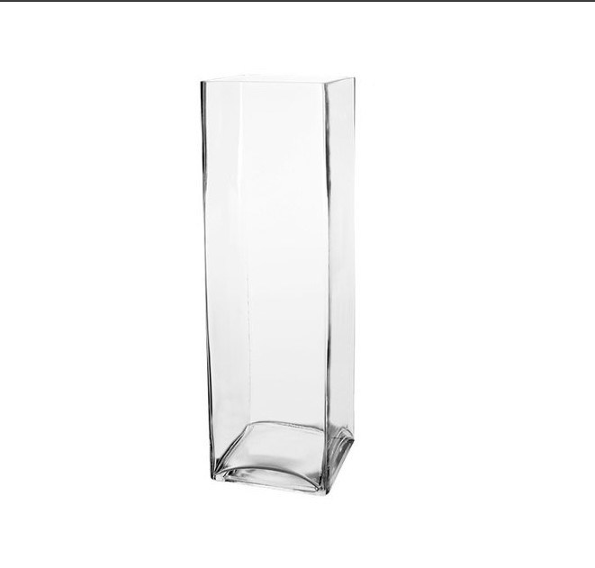 chất lượng Handmade Square 8 Inch Glass Vase For Centerpieces nhà máy sản xuất