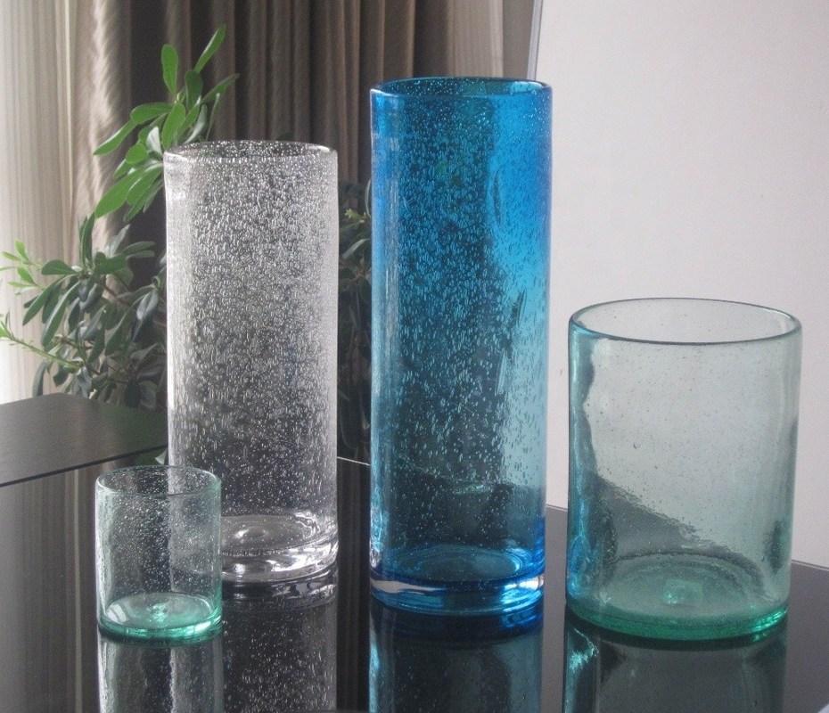 chất lượng Handmade Thick Wall Solid Color Decorative Glass Vase nhà máy sản xuất