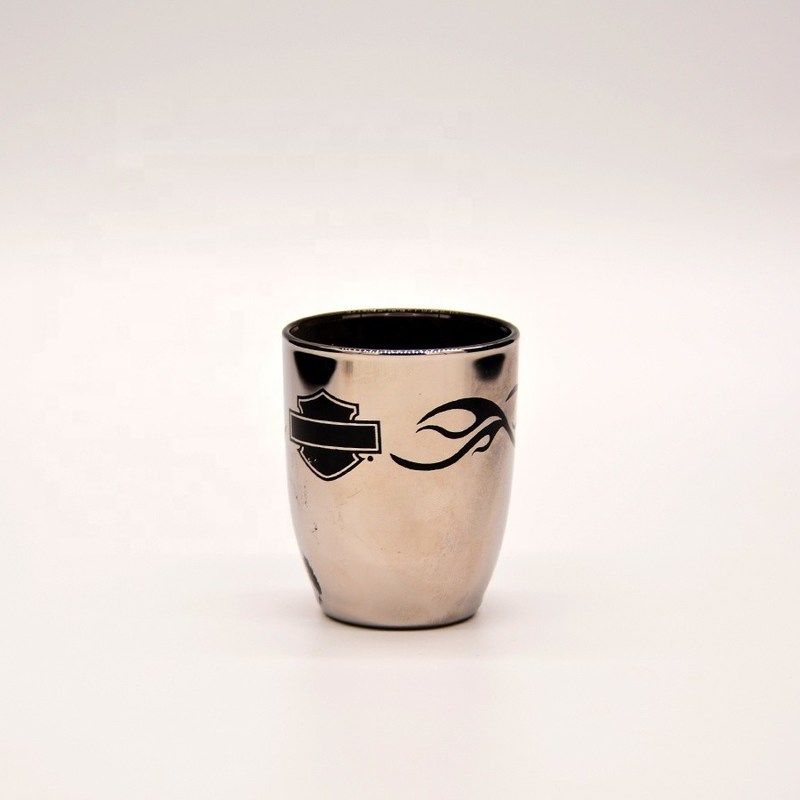 chất lượng Platinum 50ml Unique Shot Glasses With Branded Decal Logo nhà máy sản xuất