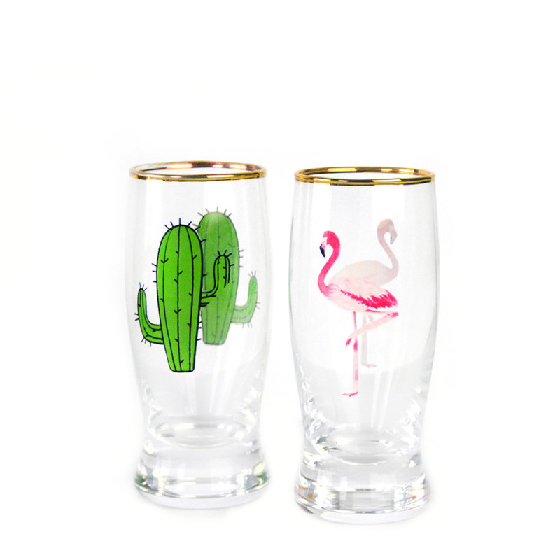 chất lượng Color Decal Printed Unique Shot Glasses nhà máy sản xuất