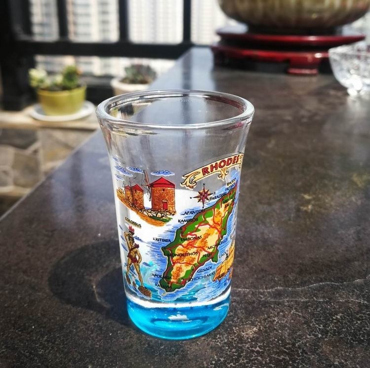 chất lượng Logo Printed Clear  Unique Shot Glasses With Color Decal nhà máy sản xuất