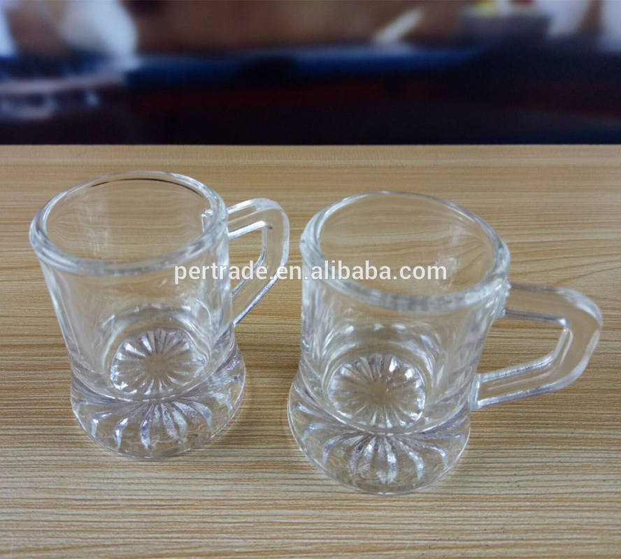 chất lượng Customize Unique Shot Glasses , Mini Shot Glasses With Embossed Bottom nhà máy sản xuất