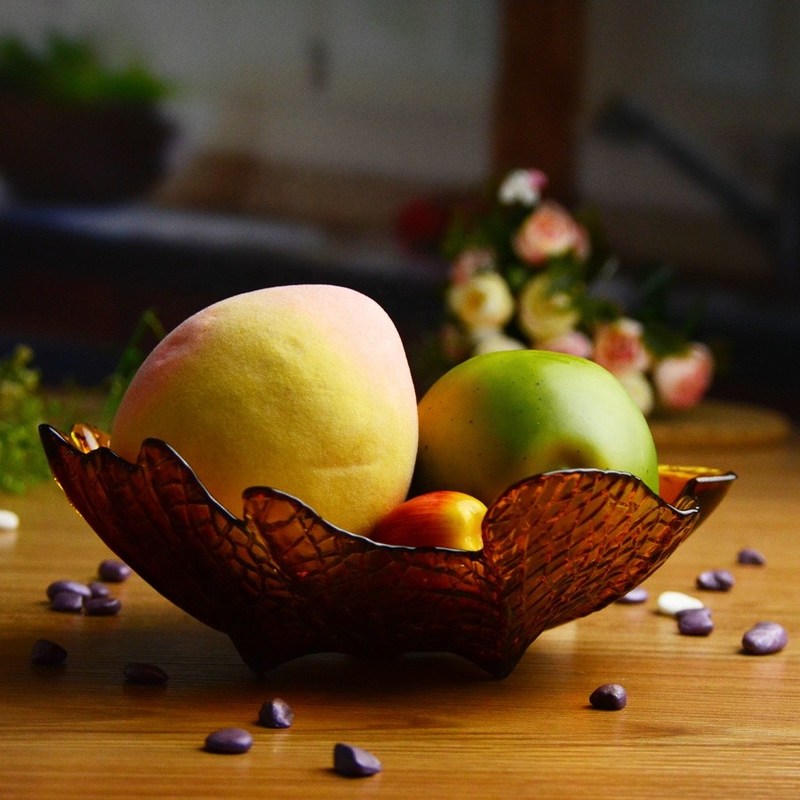 chất lượng Maple Leaf Unique Decorative Charger Plates For Snack nhà máy sản xuất