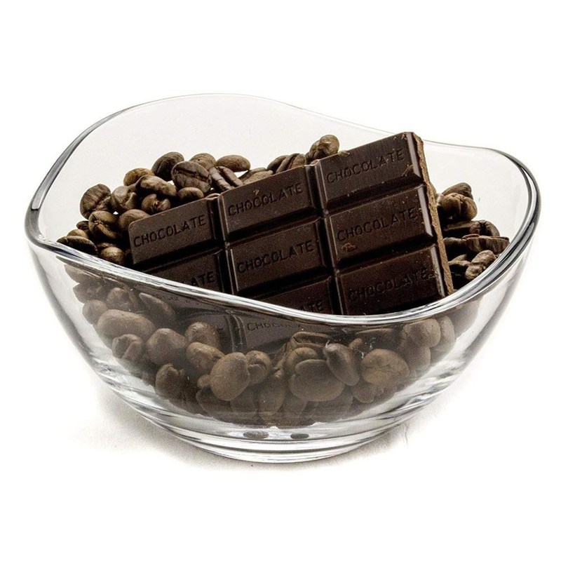 chất lượng Transparent Durable Wave Rim Glass Charger Plates , Fruit Salad Glass Bowl nhà máy sản xuất