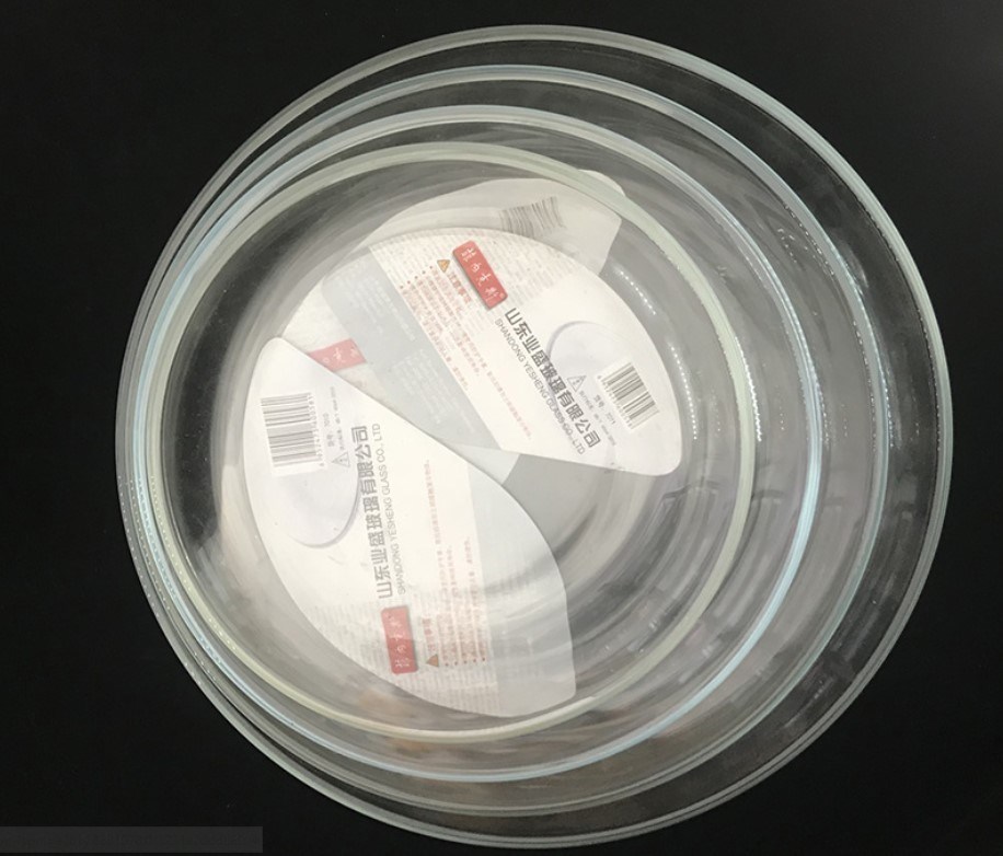 chất lượng Heat Resistant Borosilicate Round Charger Plates For Micwave nhà máy sản xuất