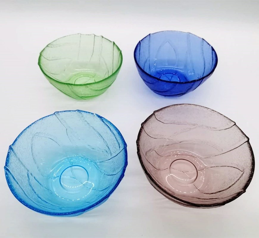 chất lượng Multi Color Handmade Glass Fruit Bowl For Kitchen nhà máy sản xuất