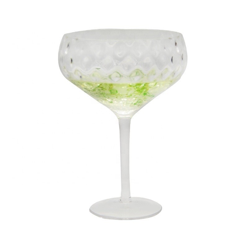 chất lượng Optical Pineapple Shape Giant Crystal Cocktail Glasses nhà máy sản xuất