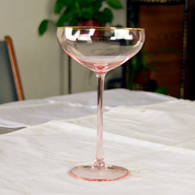 chất lượng Pink Crystal Cocktail Glasses nhà máy sản xuất