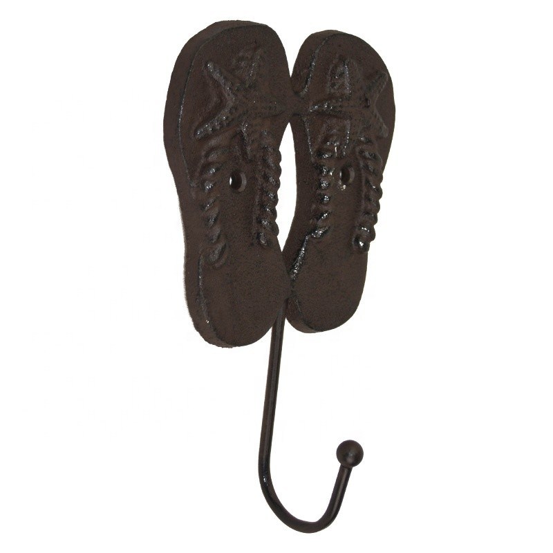 chất lượng Home Decoration Wrought Iron Coat Hooks Cast Iron Crafts nhà máy sản xuất