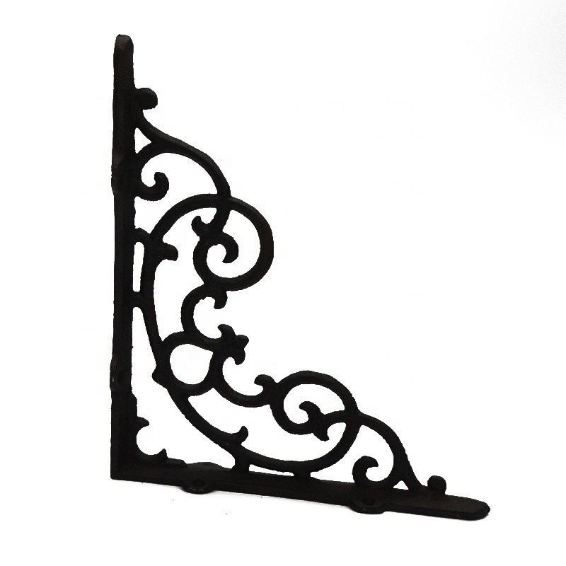 chất lượng Vintage Classic Pattern Cast Iron Shelf Bracket For Shop nhà máy sản xuất
