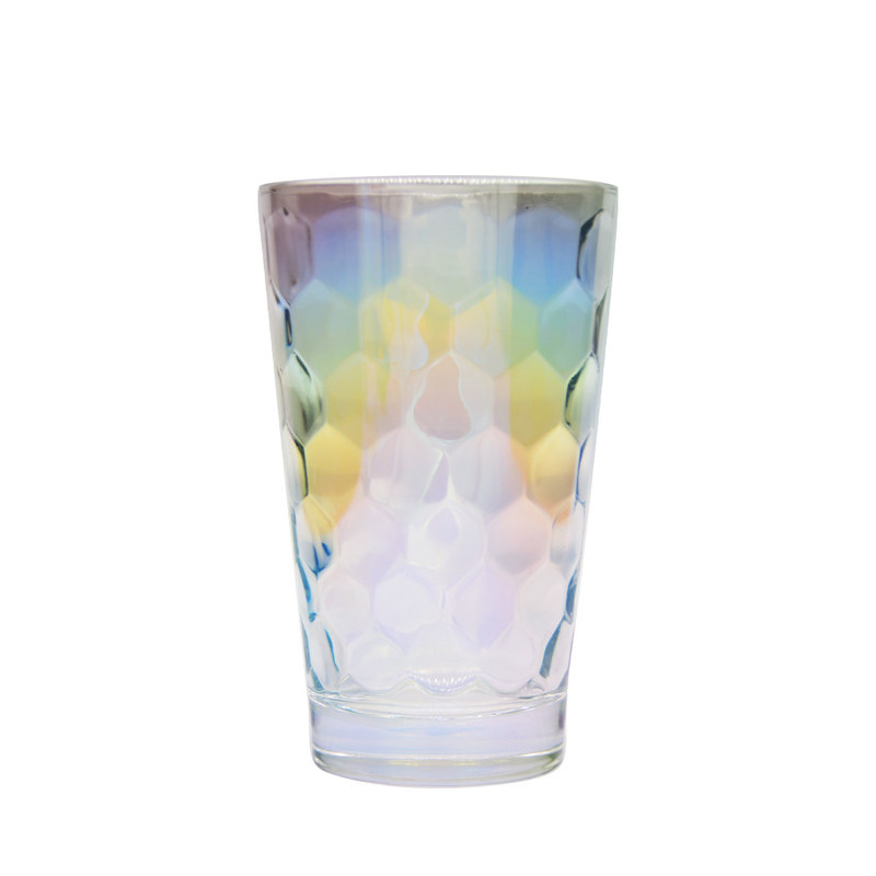 chất lượng Iridescent Honeycomb Tumbler Drinking Glasses For Bar nhà máy sản xuất