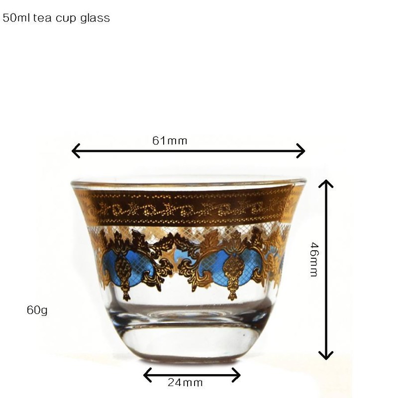 chất lượng High End Luxury Gold Decal Decorated Tumbler Drinking Glasses nhà máy sản xuất