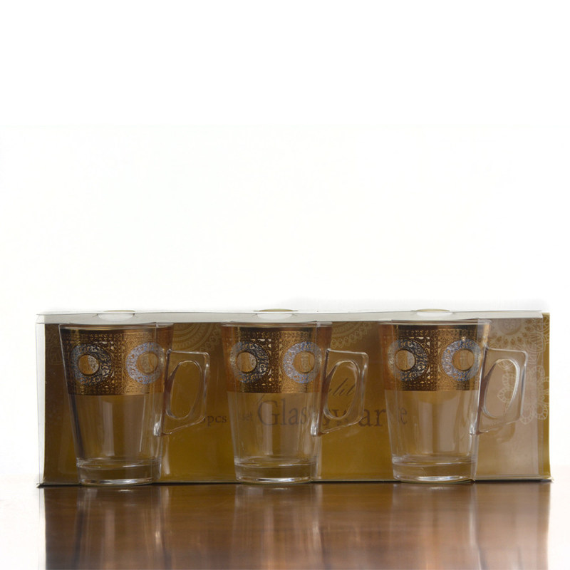 chất lượng Golden Decorated Gold Decal Tumbler Drinking Glasses nhà máy sản xuất