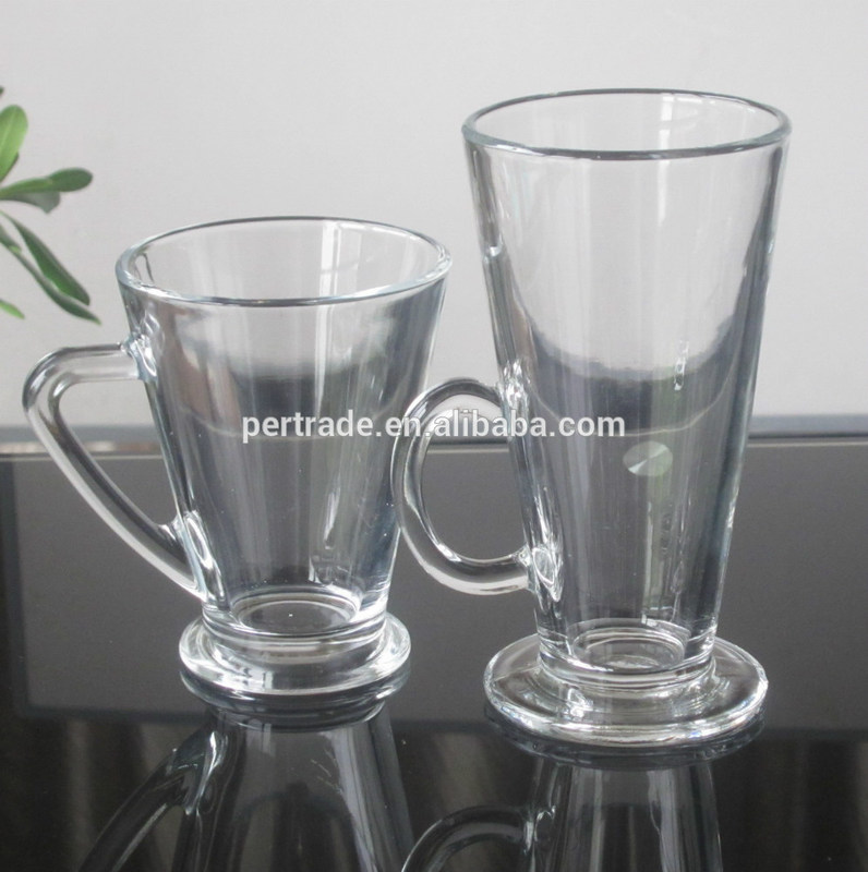 chất lượng Irish Style Machine Made Crystal Whisky Tumblers With Handle nhà máy sản xuất