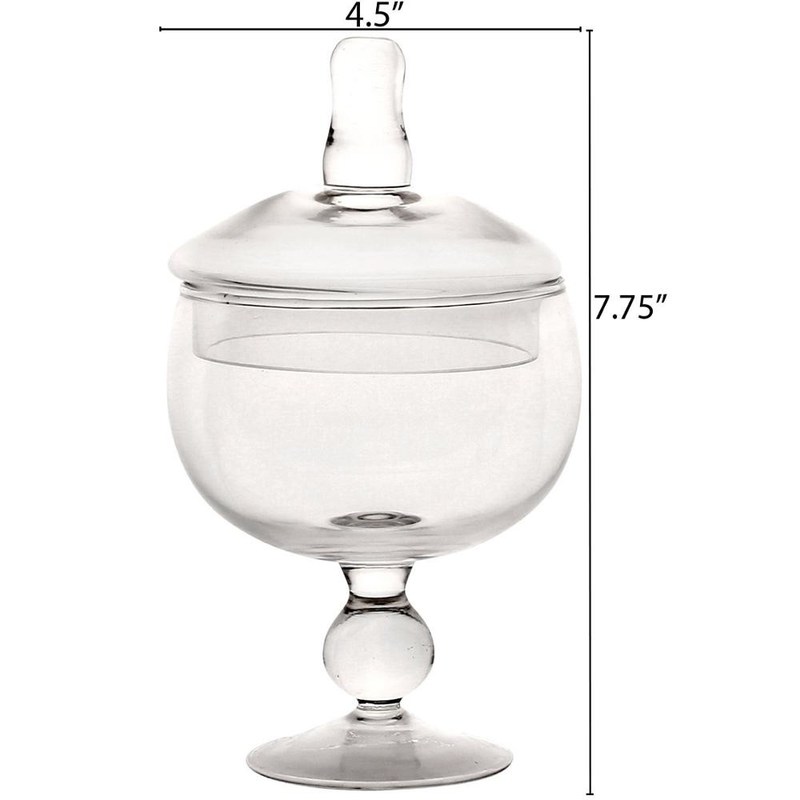 chất lượng Multipurpose Set Of 3 Clear Glass Jars For Kitchen nhà máy sản xuất