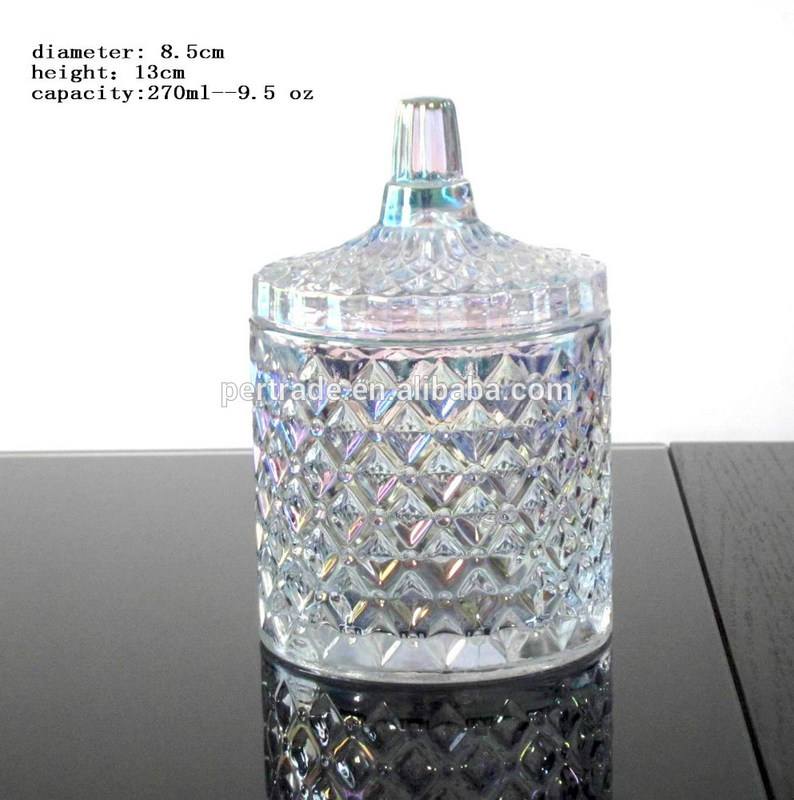 chất lượng Glass Storage Jars With Lid For Wax nhà máy sản xuất