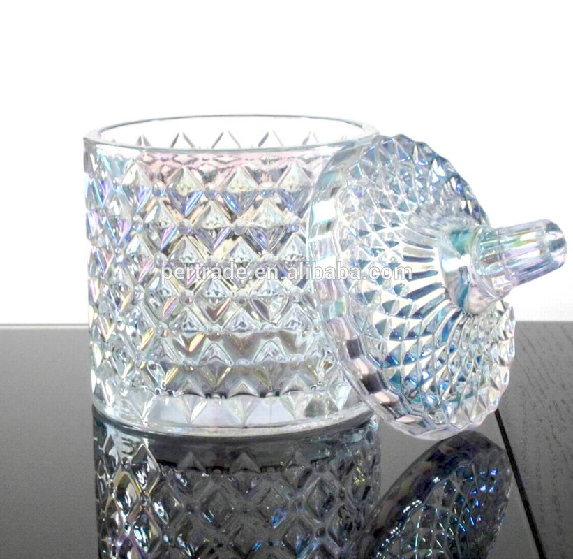 chất lượng Glass Storage Jars With Lid For Wax nhà máy sản xuất