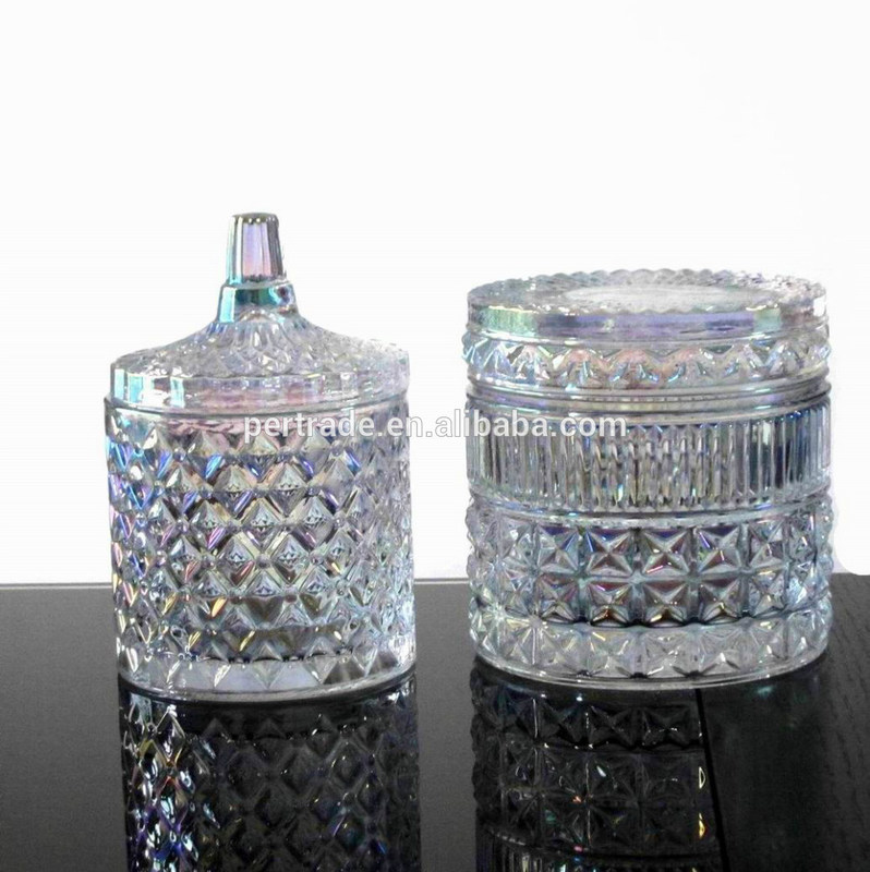 chất lượng Glass Storage Jars With Lid For Wax nhà máy sản xuất