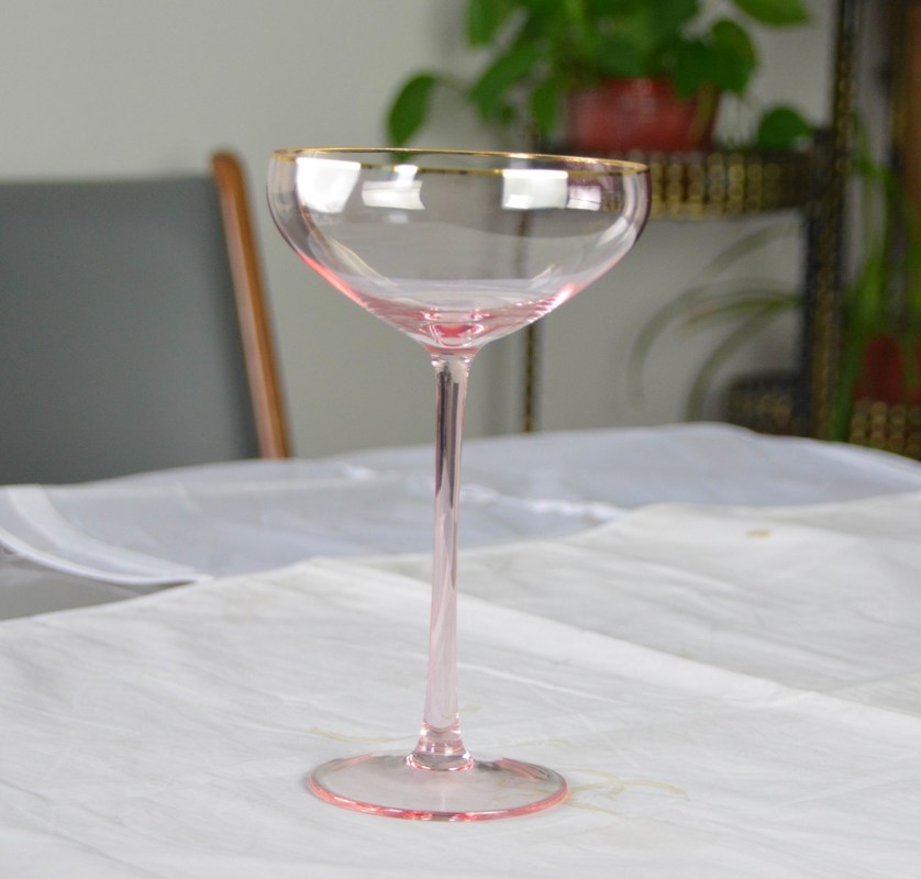 chất lượng Pink Crystal Cocktail Glasses nhà máy sản xuất