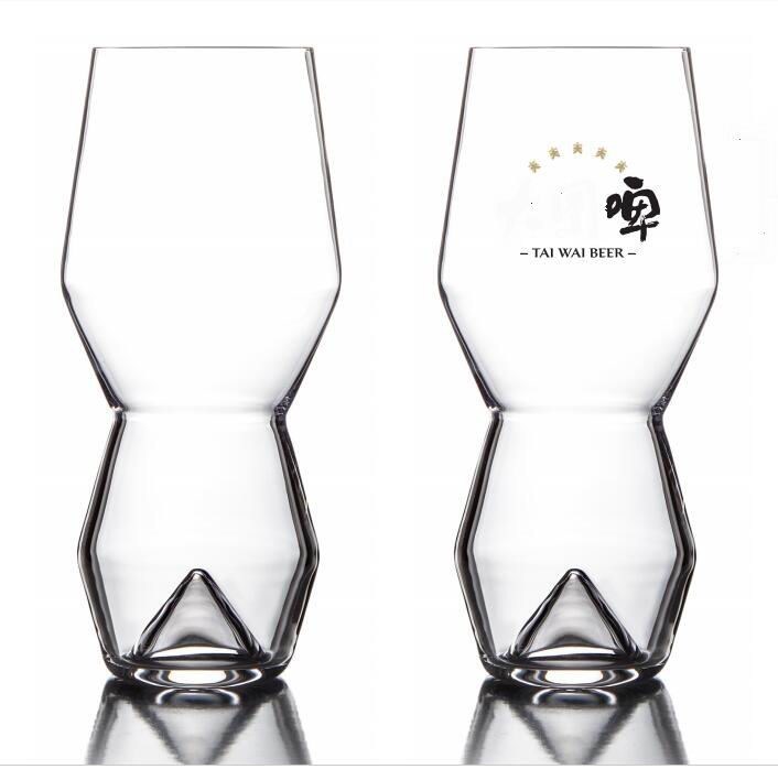 chất lượng Unique Peak Bottom Ipa Glass Handmade Crystal Craft Beer Glasses nhà máy sản xuất