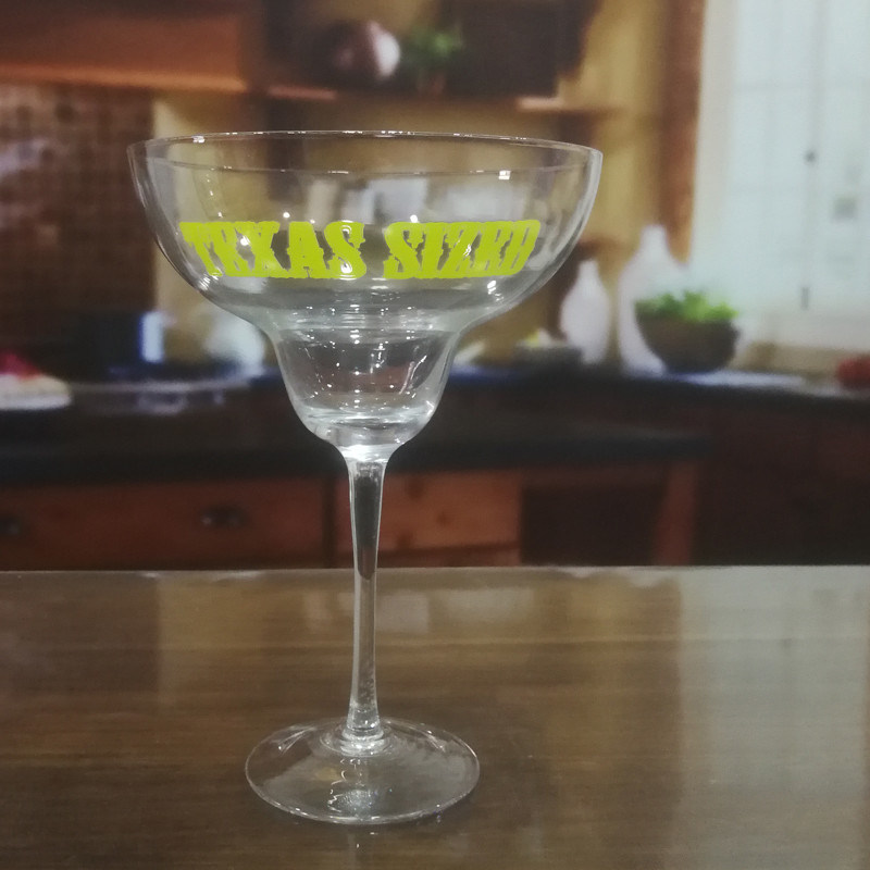chất lượng LFGB 850ml Margarita Giant Crystal Cocktail Glasses nhà máy sản xuất