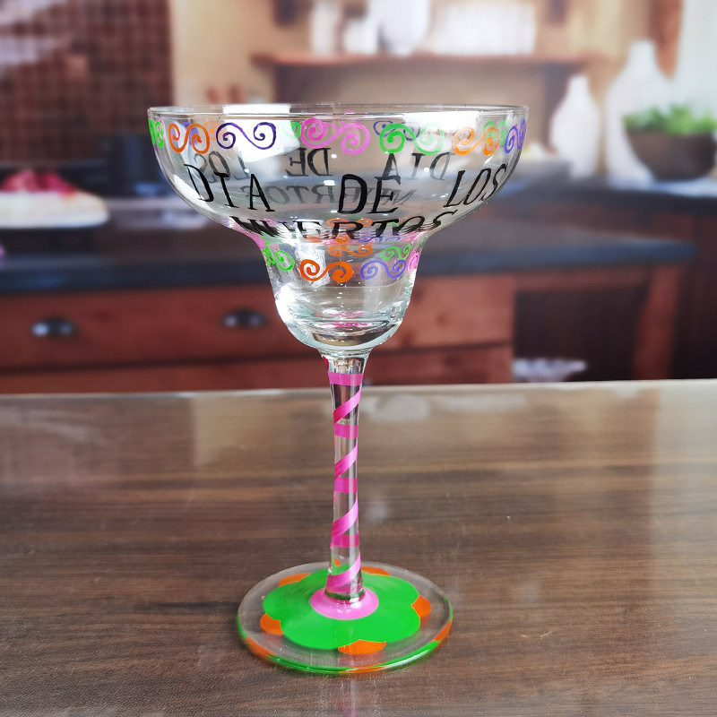 chất lượng Halloween Margarita Glass 12Oz Crystal Cocktail Glasses nhà máy sản xuất