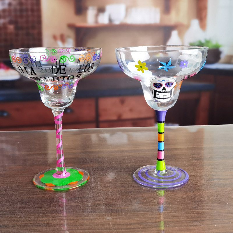 chất lượng Halloween Margarita Glass 12Oz Crystal Cocktail Glasses nhà máy sản xuất