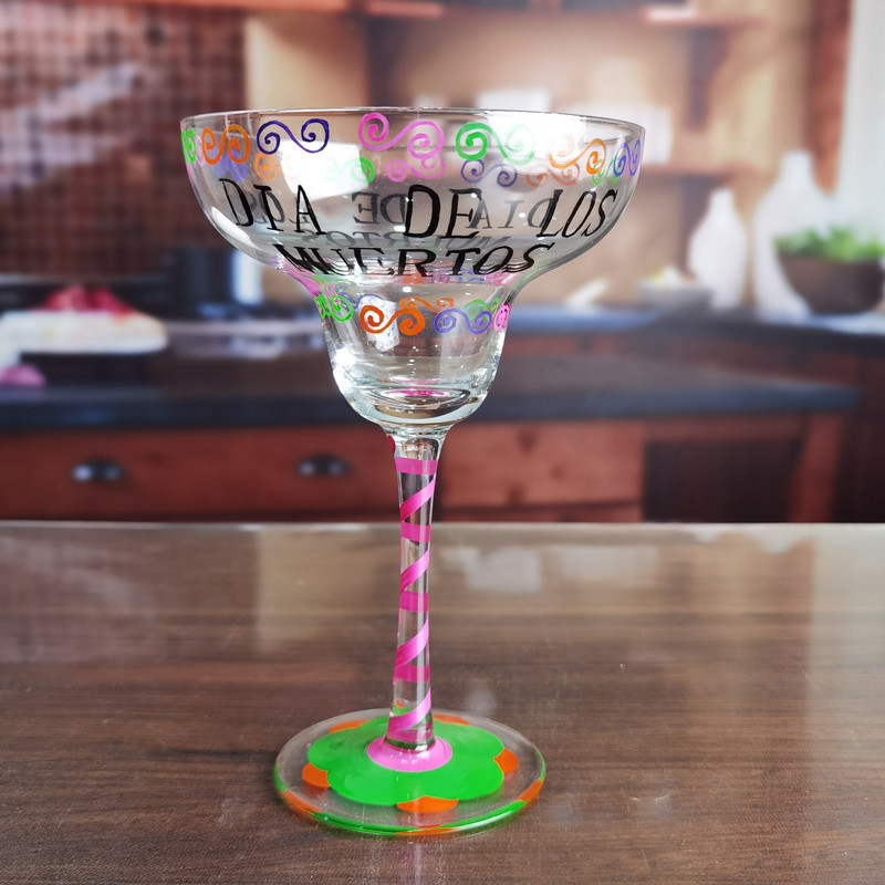 chất lượng Halloween Margarita Glass 12Oz Crystal Cocktail Glasses nhà máy sản xuất