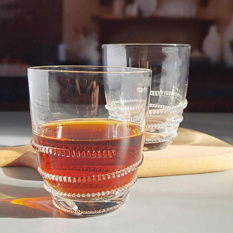 chất lượng Creative Hemp Rope Winding Tumbler Drinking Glasses Lead Free nhà máy sản xuất