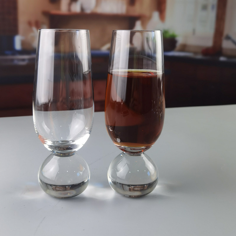 chất lượng Ball Stemmed Lead Free Crystal Highball Tumblers For Champagne nhà máy sản xuất