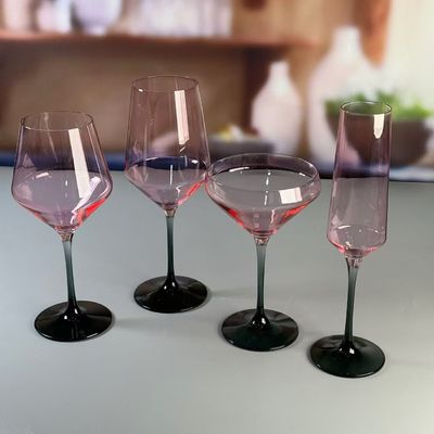 chất lượng Hand-blow Color Gradient Wine Glass Set High Quality Crystal Wine Glass For Gift For Weeding nhà máy sản xuất