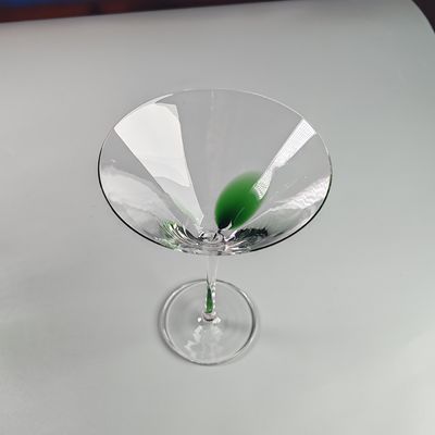chất lượng Customized Hand-blow Clear Red Wine Glass Martini Glass For Party nhà máy sản xuất