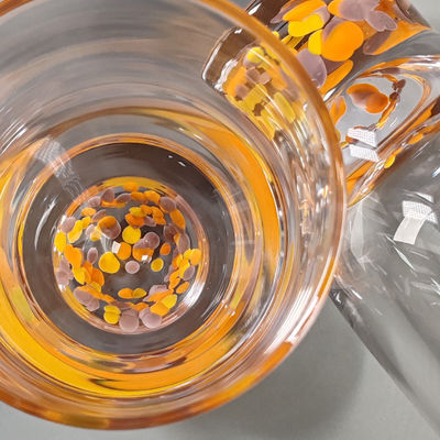 chất lượng Crystal Glass Confetti thủ công đồ trang trí DOF Glass Tumbler Water Glasses Mexico Rock Glass Cup Party Wedding Gift Wine nhà máy sản xuất