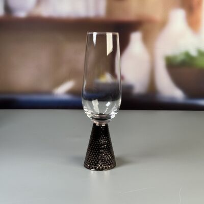 chất lượng Electroplate Diamond Base Wine Glass Set nhà máy sản xuất