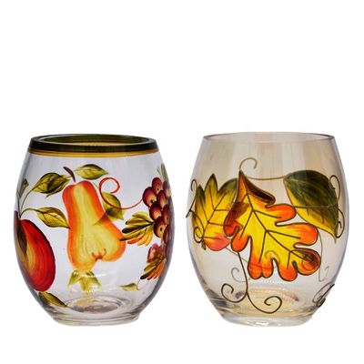 chất lượng Egg Shaped Beautiful Color Glass Cylinder Candle Holders , Glass Votive Candle Holders nhà máy sản xuất
