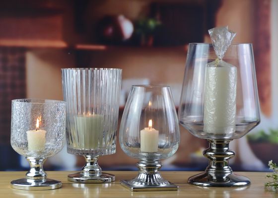 chất lượng Handmade Ancient Pillar Candle Holders With Silver Foot nhà máy sản xuất