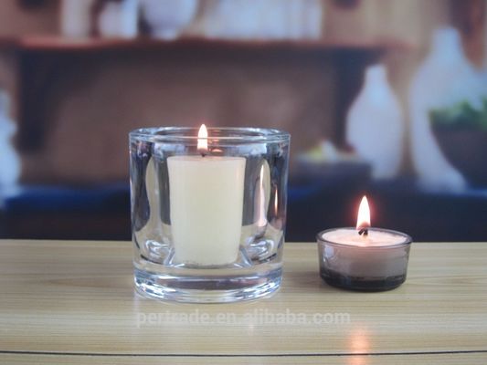 chất lượng Thick Wall Glass Cylinder Candle Holders For Table Decoration nhà máy sản xuất