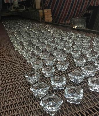 chất lượng Mini Size Sqaure Glass Votive Candle Holders For Tealight nhà máy sản xuất