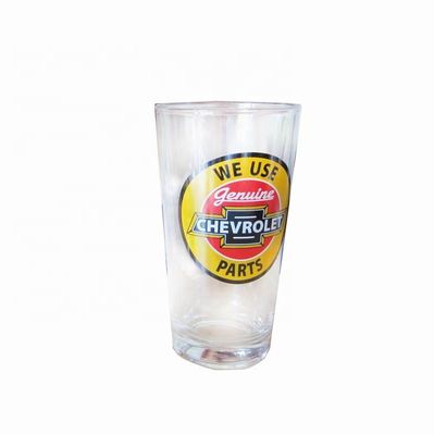 chất lượng Tall Giant 20 Oz Pint Craft Beer Glasses With Color Decal nhà máy sản xuất
