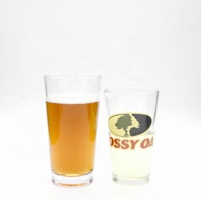chất lượng Tall Giant 20 Oz Pint Craft Beer Glasses With Color Decal nhà máy sản xuất